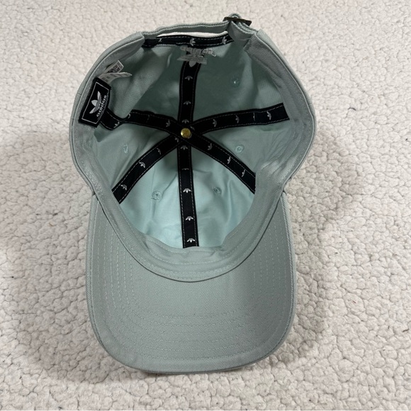 Adidas Classic Logo Hat Cap Strapback Baseball Cap One size Mint Green - Picture 5 of 6